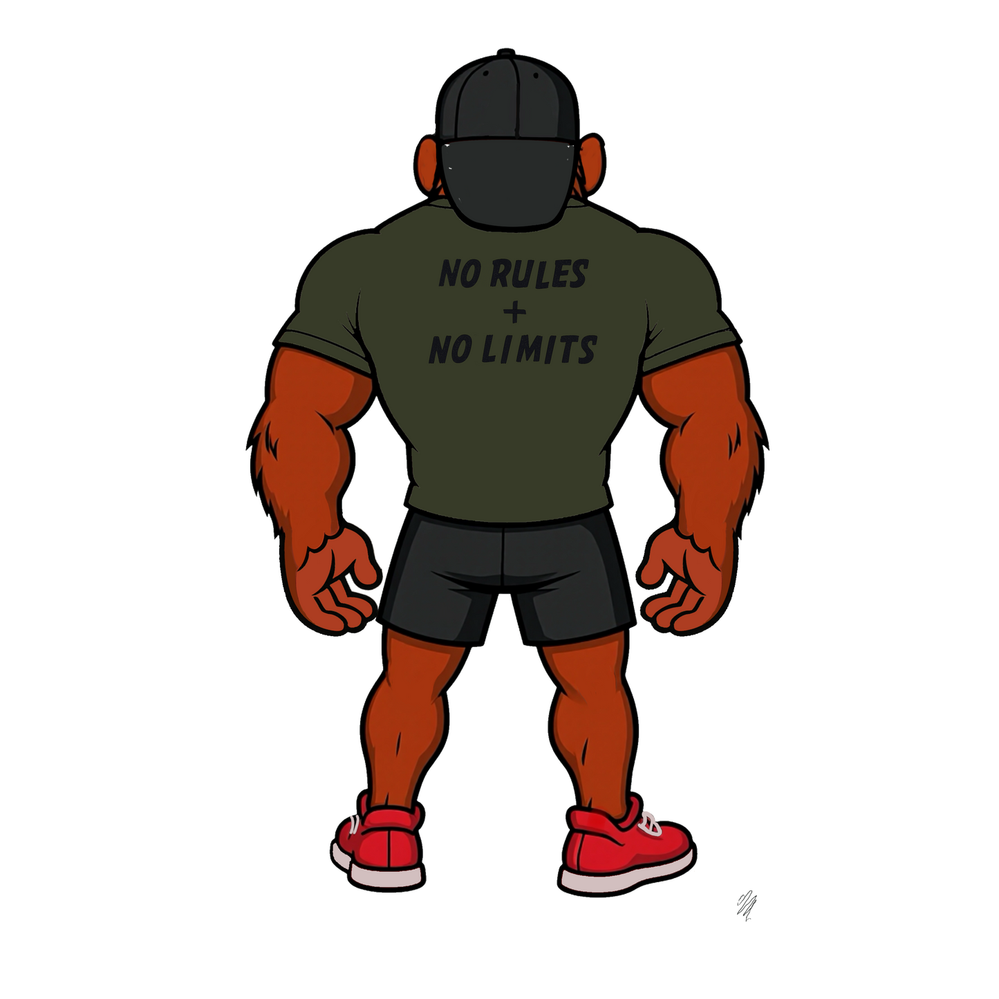 “No Rules + No Limits” Slogan Tee