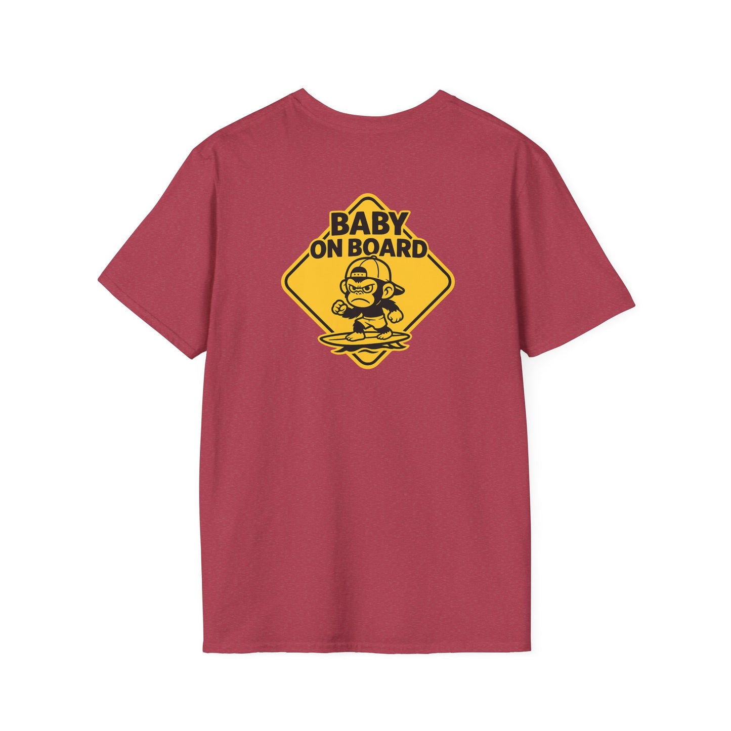 Baby on Board – Cranky Ape Warning Sign Tee