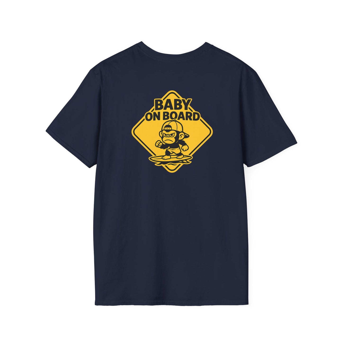 Baby on Board – Cranky Ape Warning Sign Tee