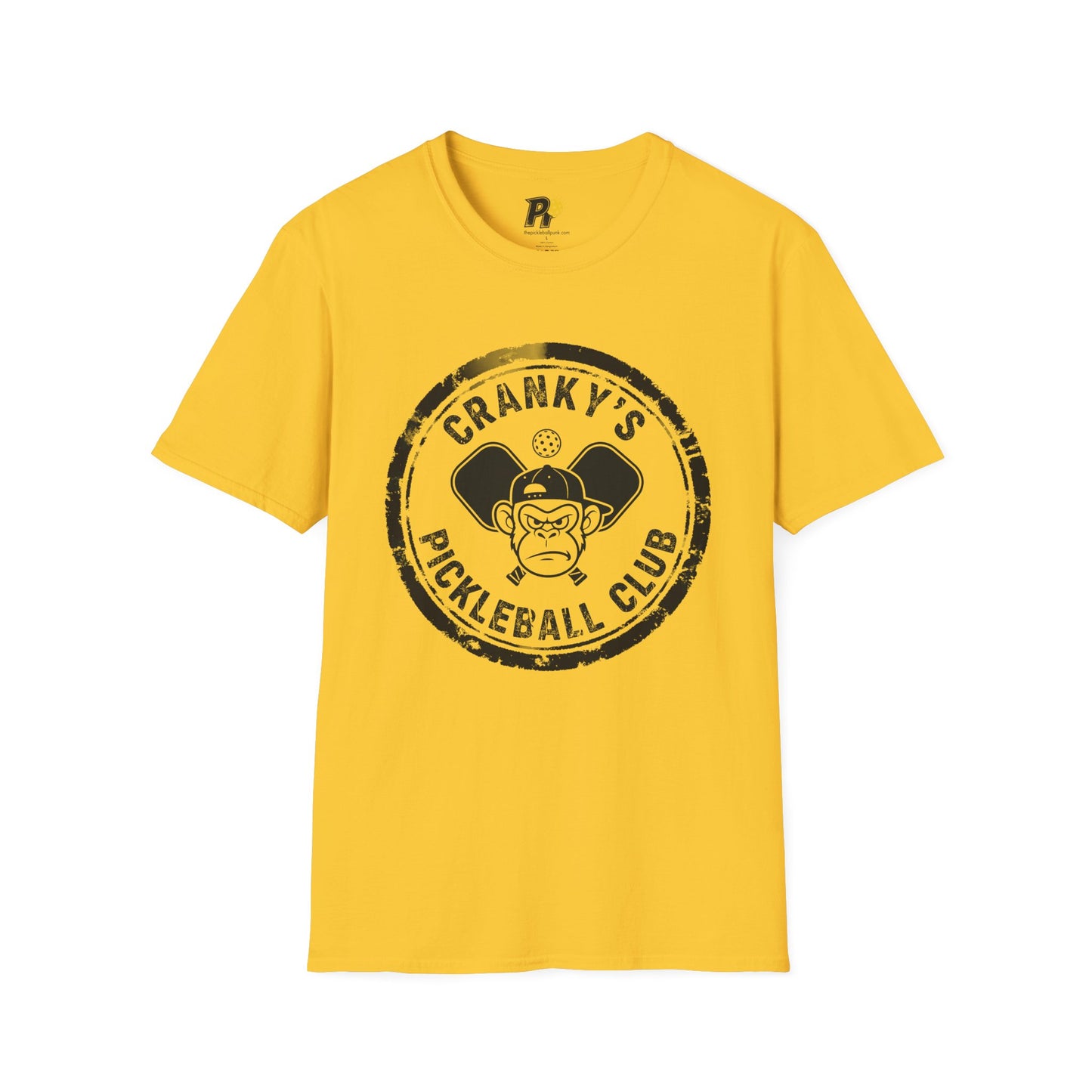 Cranky’s Pickleball Club – Vintage Distressed Unisex Tee