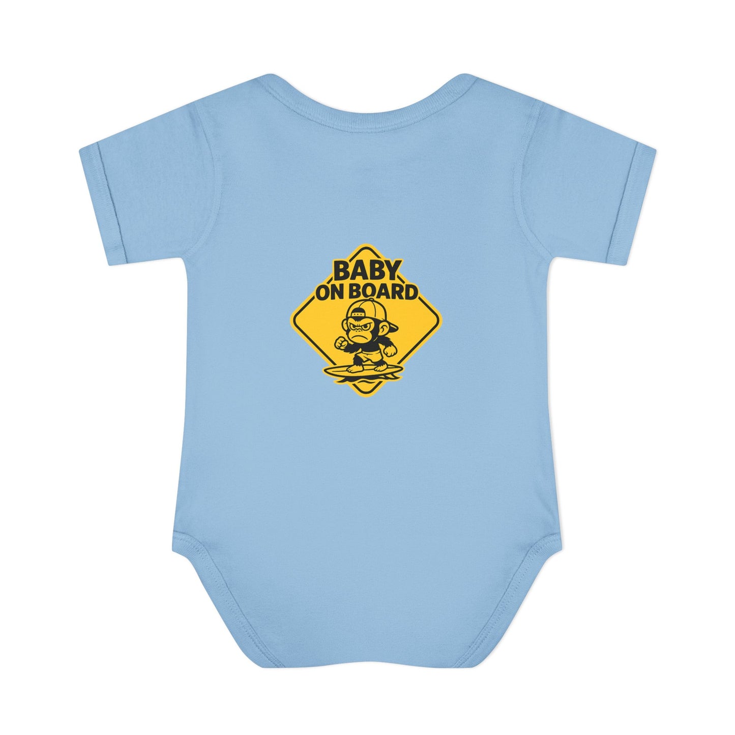 Baby on Board – Cranky Ape Infant Onesie