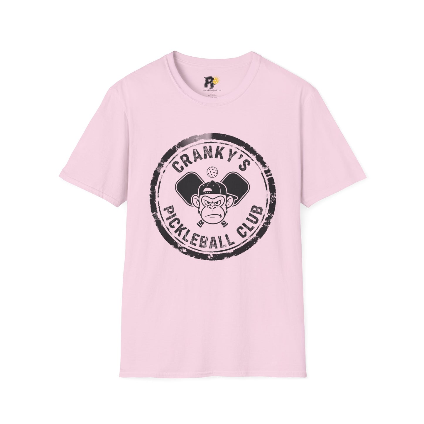 Cranky’s Pickleball Club – Vintage Distressed Unisex Tee