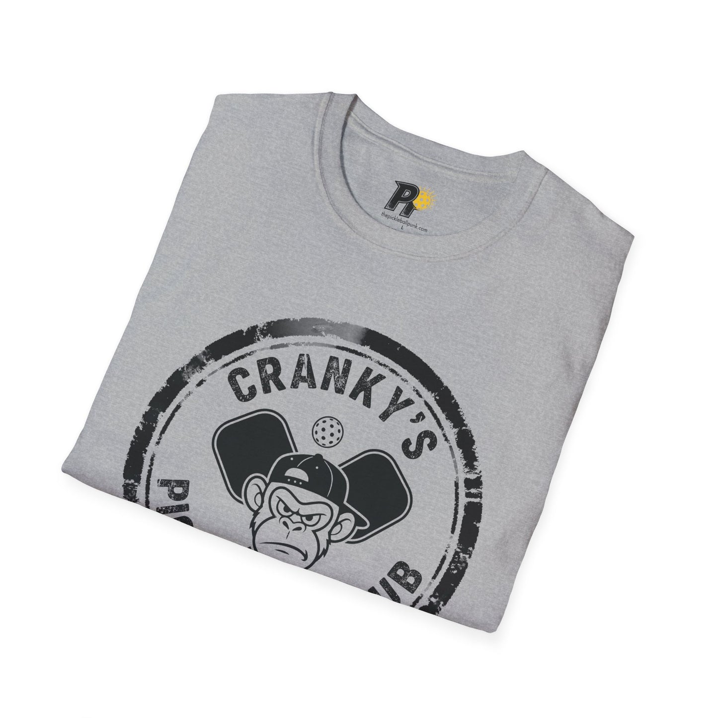 Cranky’s Pickleball Club – Vintage Distressed Unisex Tee
