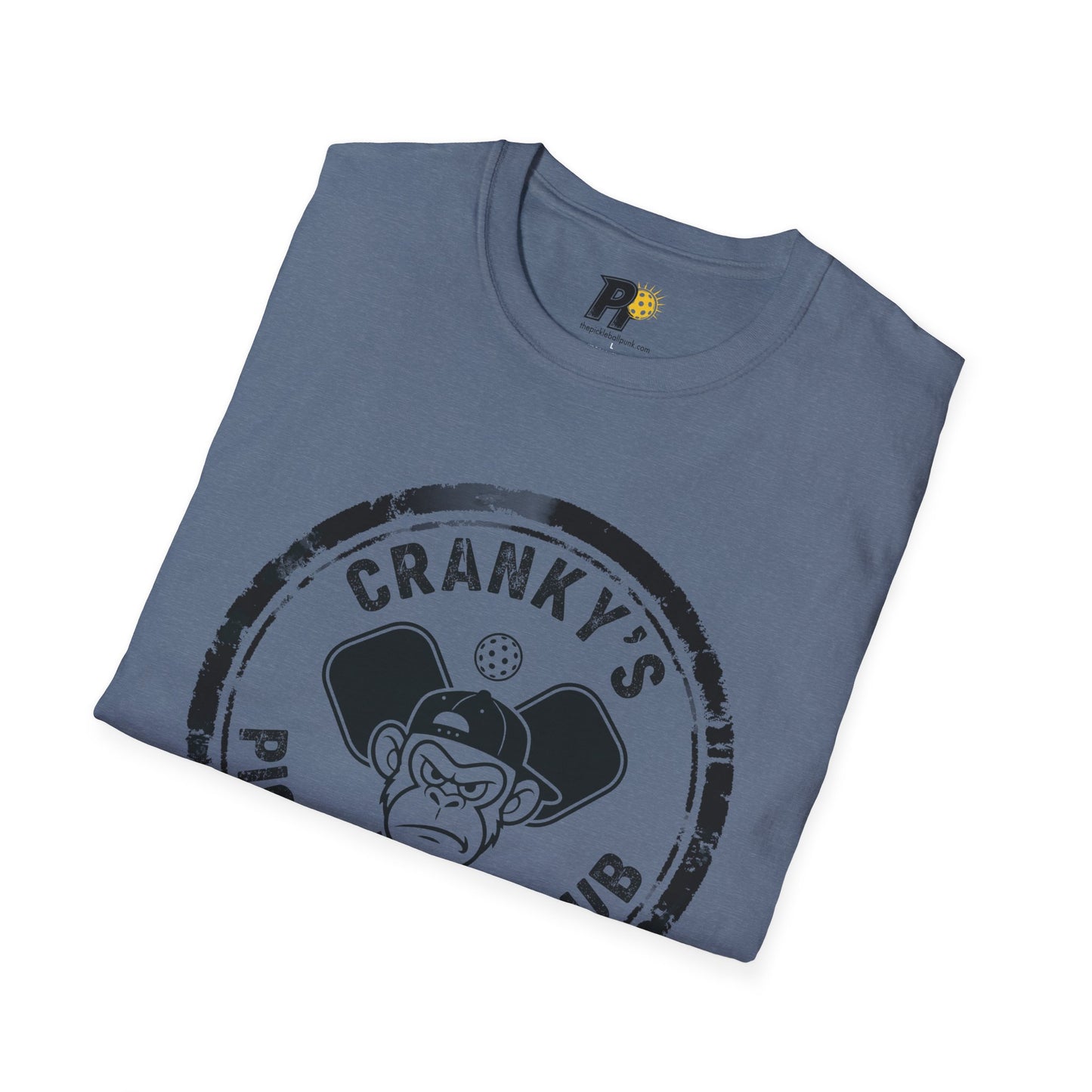 Cranky’s Pickleball Club – Vintage Distressed Unisex Tee