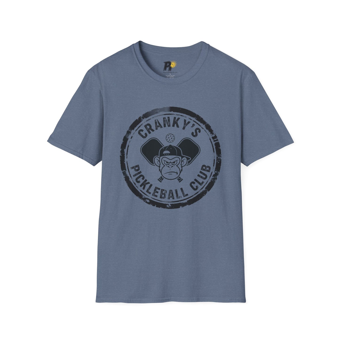 Cranky’s Pickleball Club – Vintage Distressed Unisex Tee