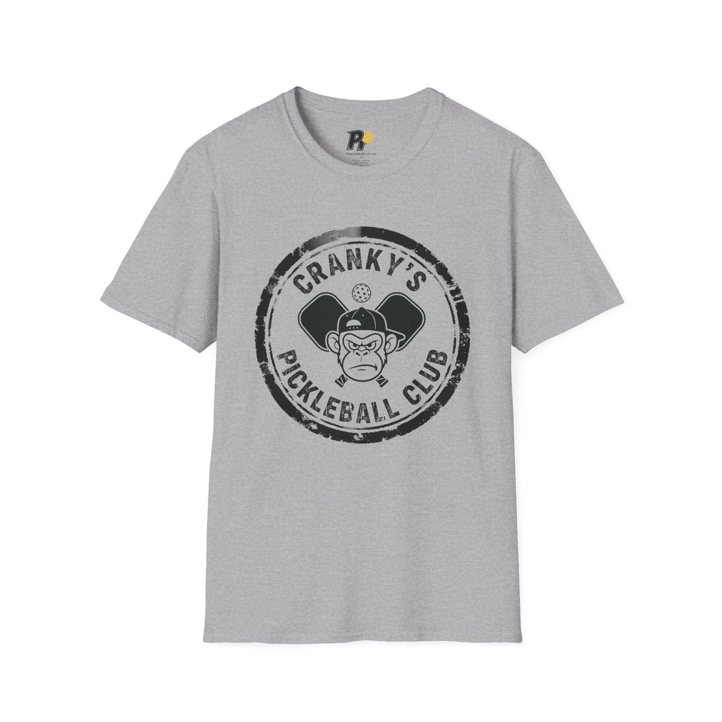 Cranky’s Pickleball Club – Vintage Distressed Unisex Tee