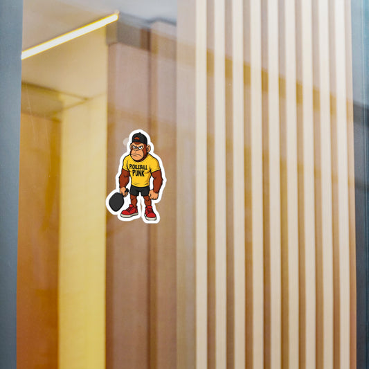 Cranky Ape Vinyl Sticker – Pickleball Punk Edition