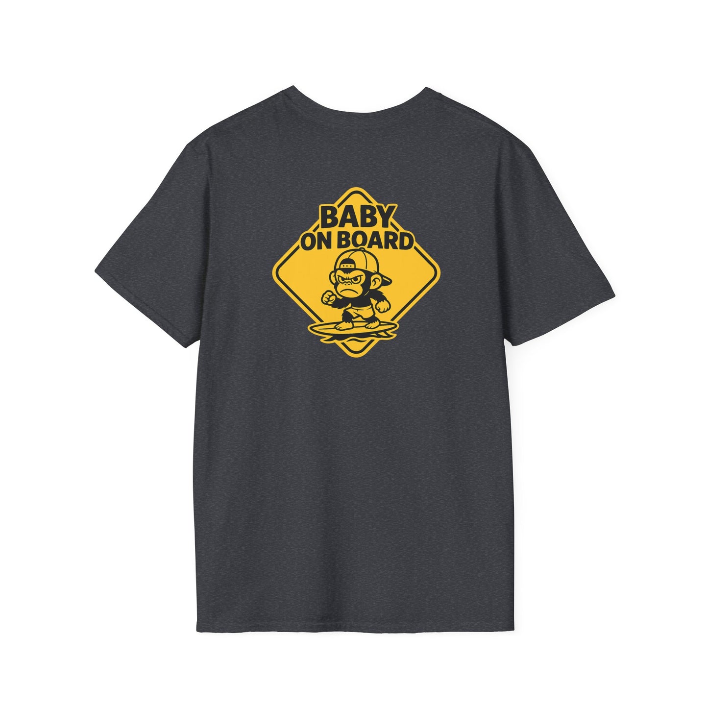 Baby on Board – Cranky Ape Warning Sign Tee