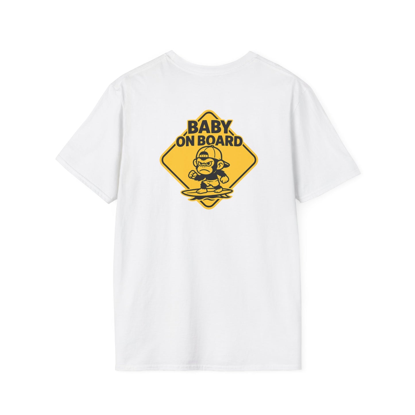 Baby on Board – Cranky Ape Warning Sign Tee