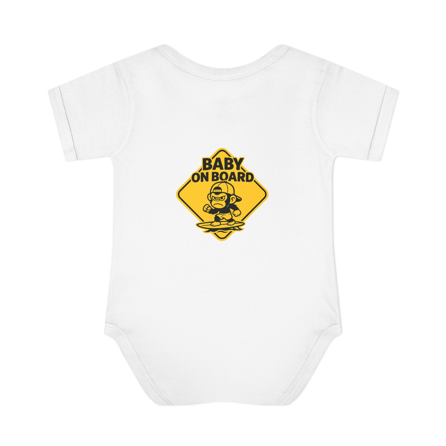Baby on Board – Cranky Ape Infant Onesie