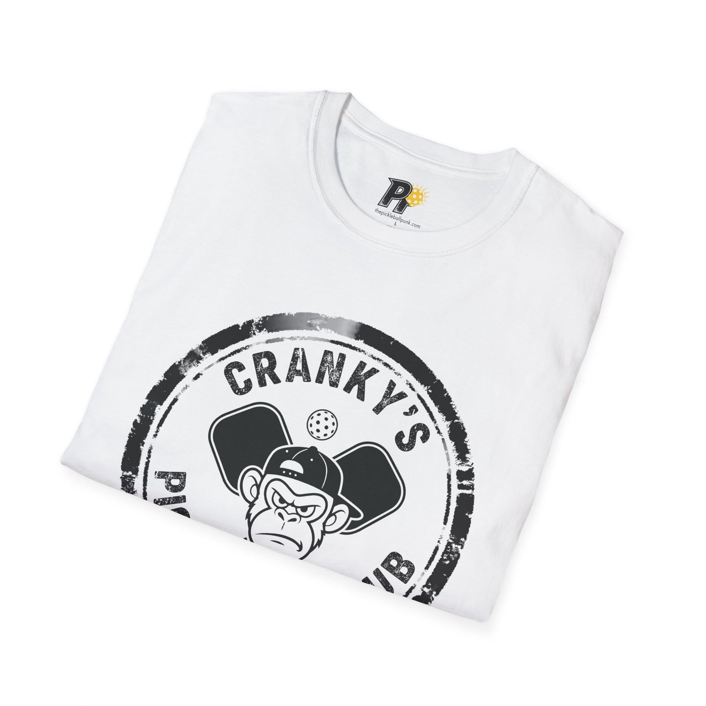 Cranky’s Pickleball Club – Vintage Distressed Unisex Tee