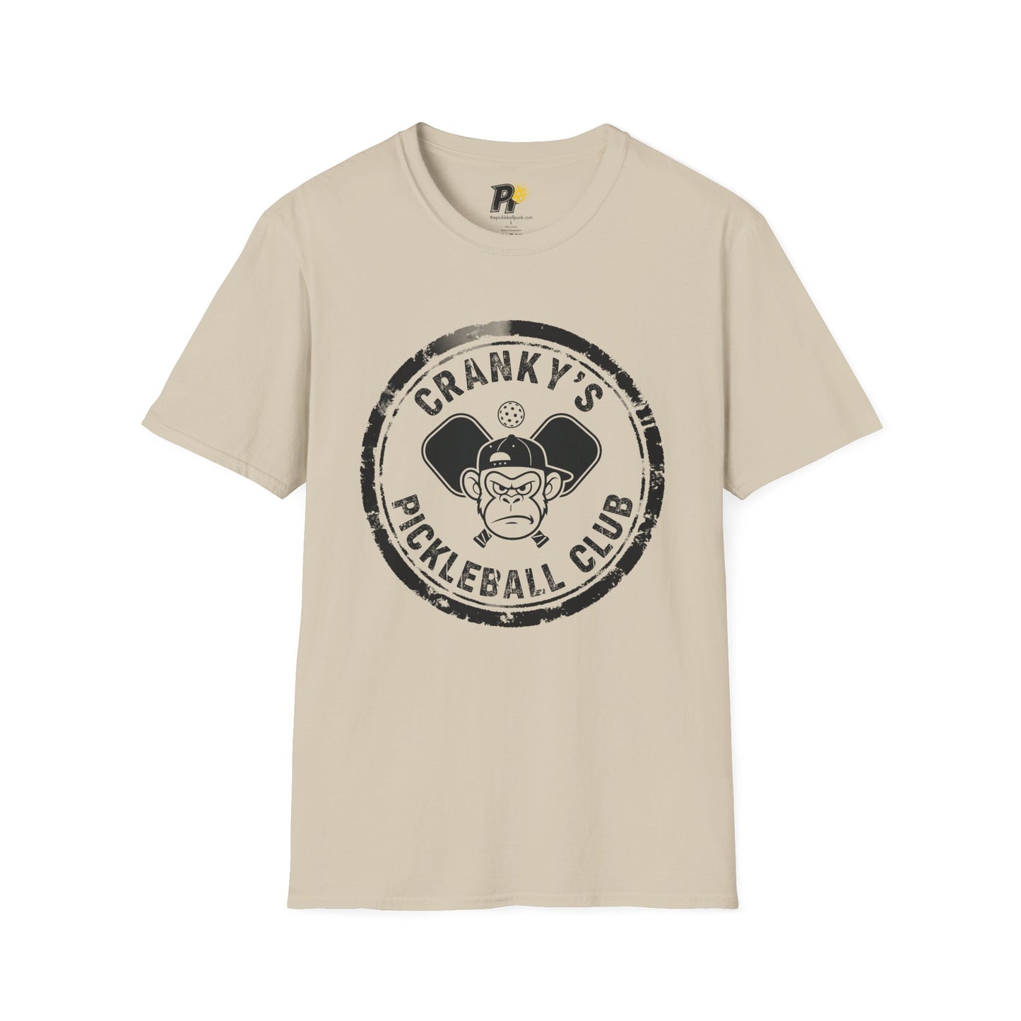 Cranky’s Pickleball Club – Vintage Distressed Unisex Tee