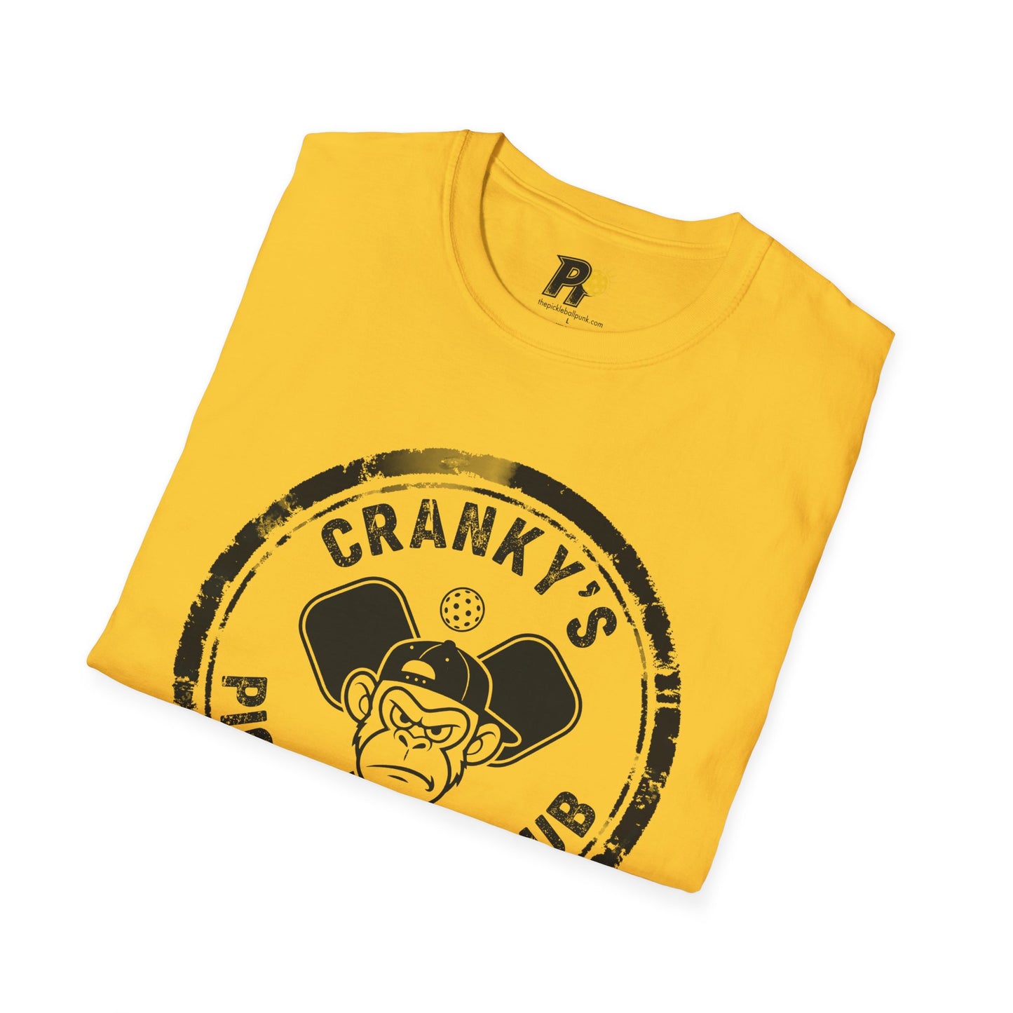 Cranky’s Pickleball Club – Vintage Distressed Unisex Tee
